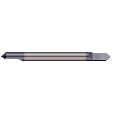 Engraving Cutter, Tipped Off, Double Ended, 0.1250 (1/8) Shank Dia, Overall Length: 2